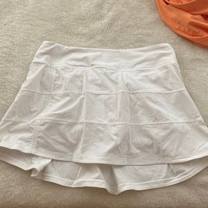 White lululemon skirt!